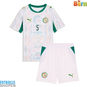 Billiga Senegal Idrissa Gueye #5 Hemmatröja Barn VM 2026 Kortärmad (+ Korta byxor)